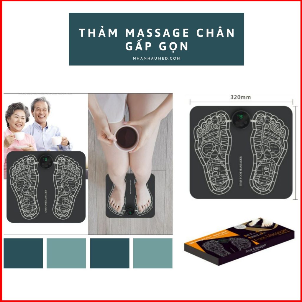 Thảm Massage Bàn Chân Công Nghệ Xung Điện EMS